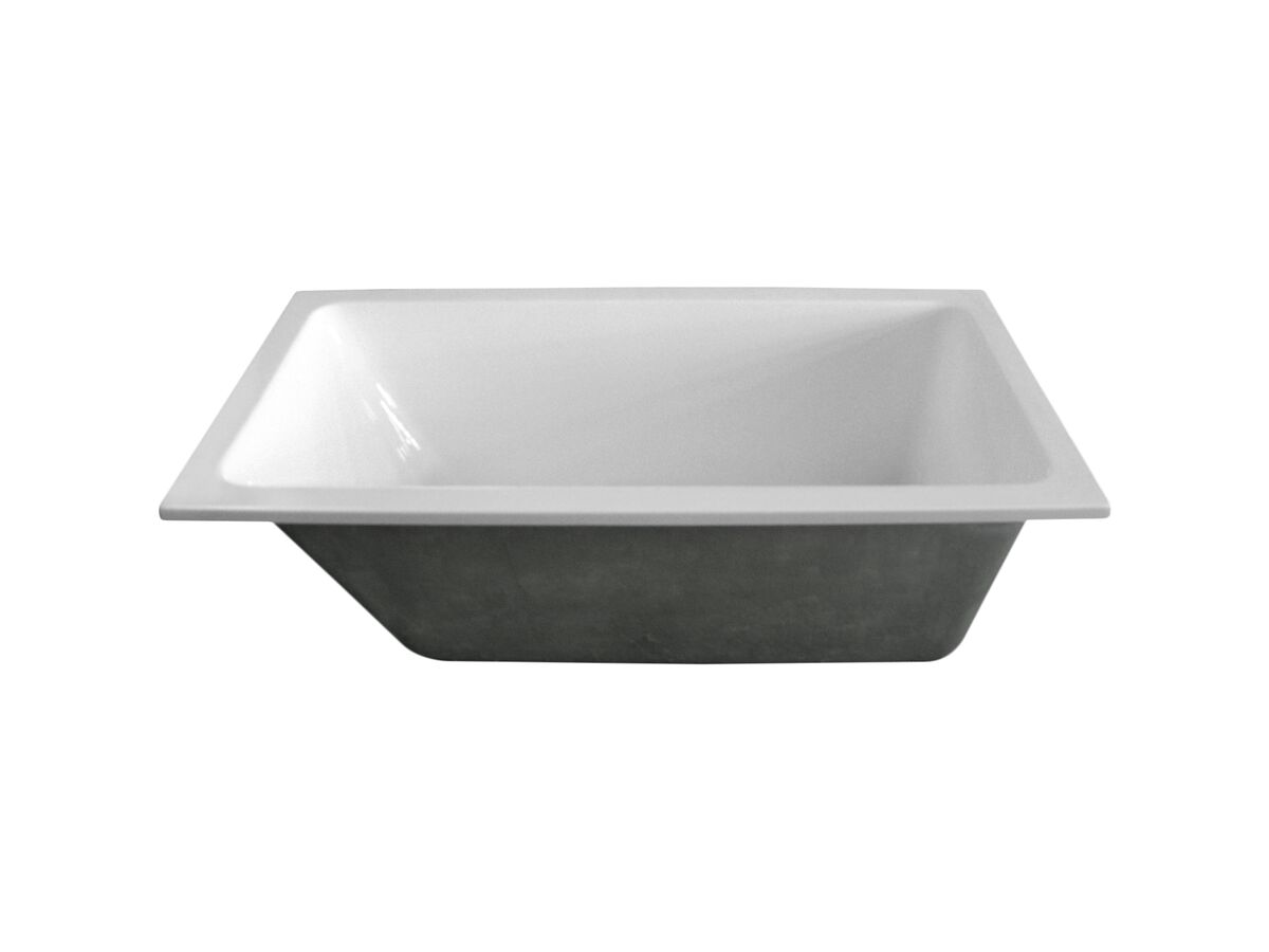 Reece Posh Domaine Inset Bath 1420 X 800 X 500mm White