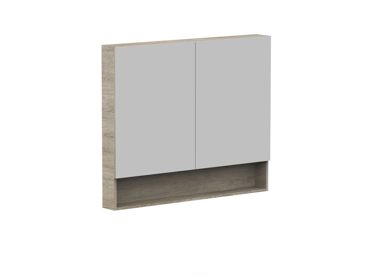 Reece Posh Domaine Plus 1200mm X 1000mm Shaving Cabinet Open Shelf 2 Door