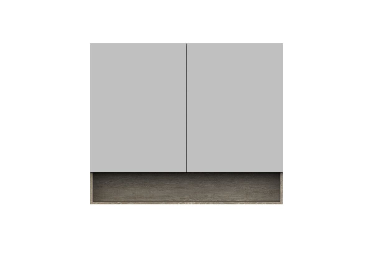 reece Posh Domaine Plus 1200mm x 1000mm Shaving Cabinet Open Shelf 2 Door