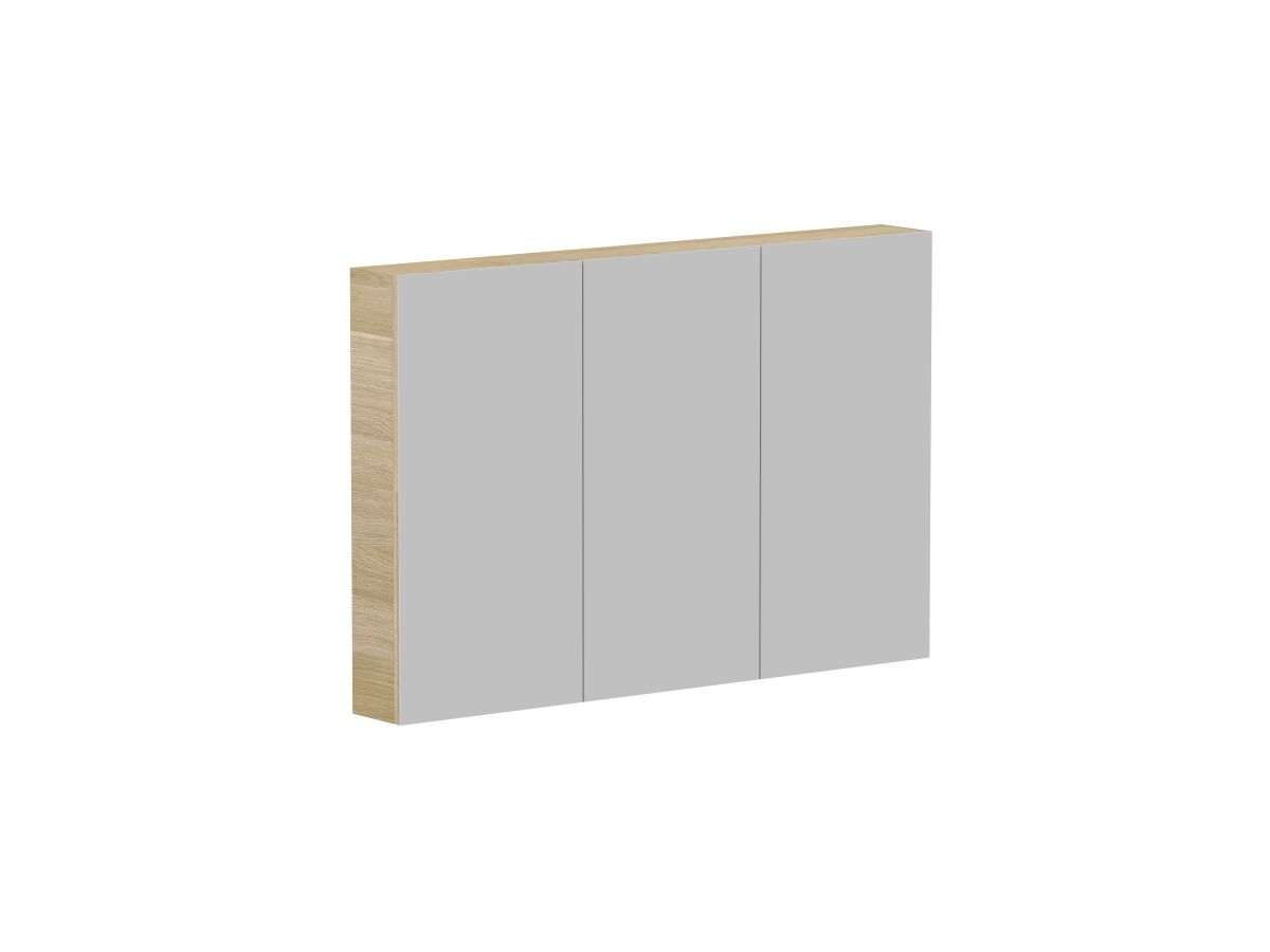 Reece Posh Domaine Plus 1200mm X 800mm Shaving Cabinet Graphite Interior LED 3 Door