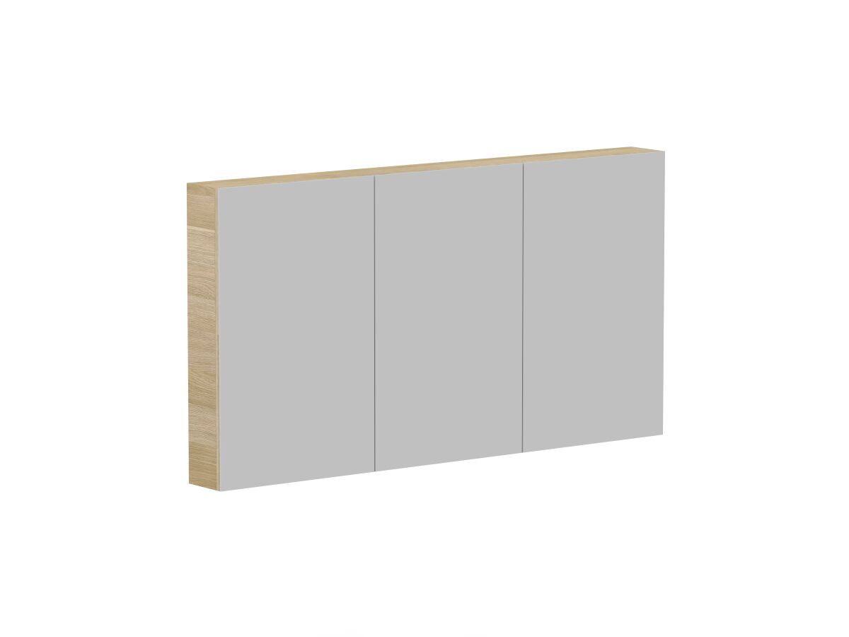 Reece Posh Domaine Plus 1500mm X 800mm Shaving Cabinet Graphite Interior LED 3 Door