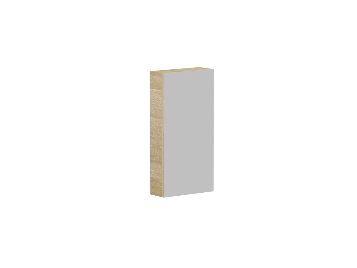 Reece Posh Domaine Plus 400mm X 800mm Shaving Cabinet Graphite Interior LED 1 Door