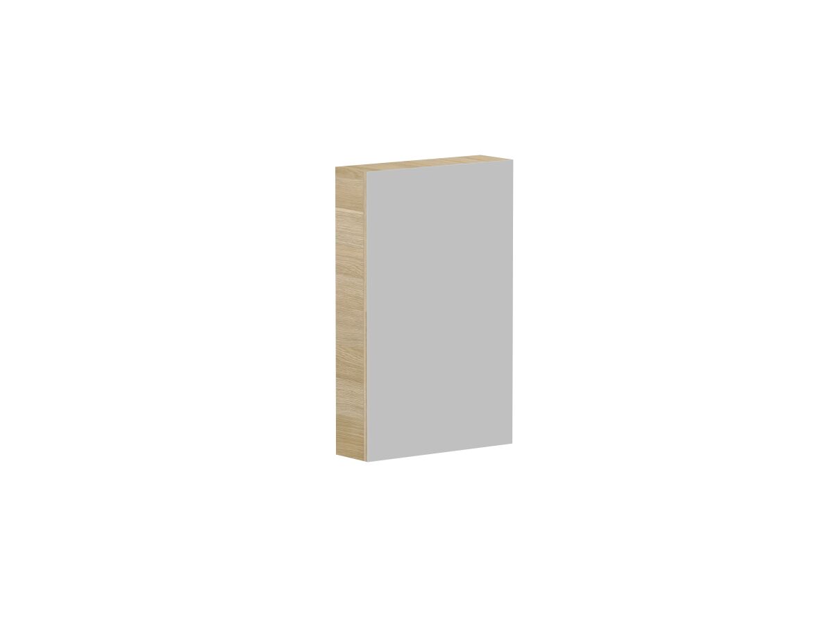 Reece Posh Domaine Plus 500mm X 800mm Shaving Cabinet Graphite Interior LED 1 Door