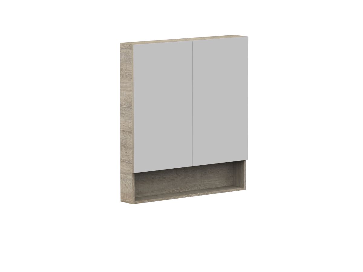 Reece Posh Domaine Plus 900mm X 1000mm Shaving Cabinet Open Shelf 2 Door