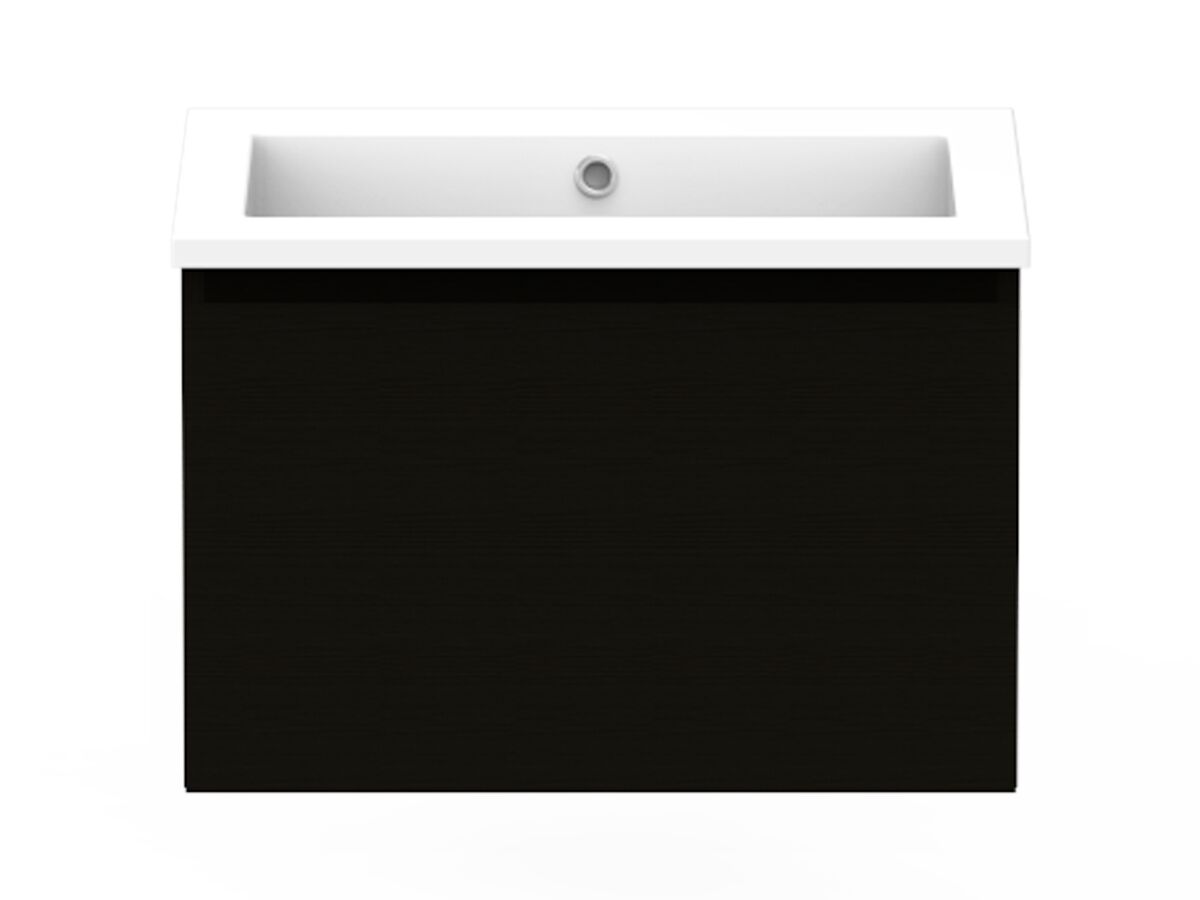 reece Posh Domaine Plus All Drawer 600mm Wall Hung Vanity Centre Basin Cast Marble Top