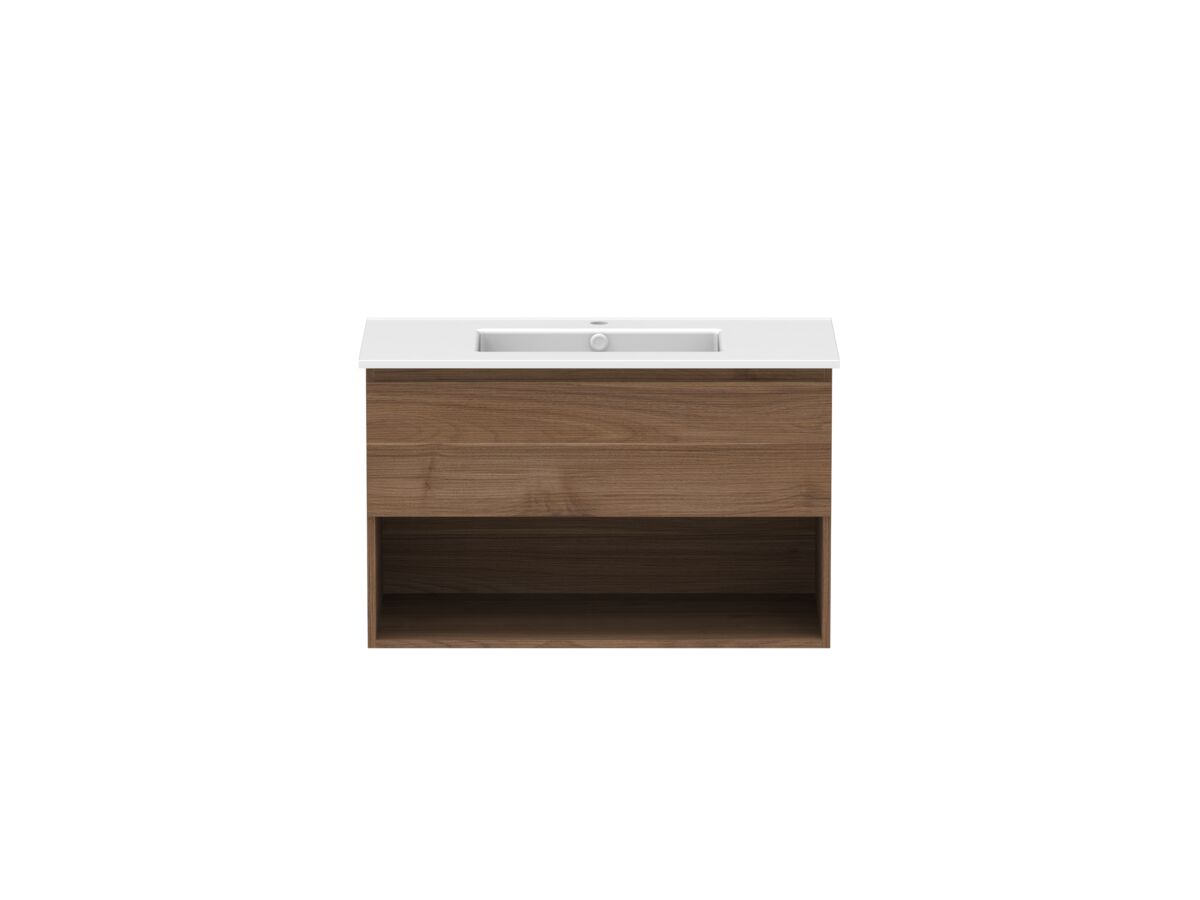 reece Posh Domaine Plus All Drawer with Shelf 900mm Wall Hung Vanity Centre Basin Matte White Ceramic Top reece Posh Domaine Plus All Drawer with Shelf 900mm Wall Hung Vanity Centre Basin Matte White Ceramic Top