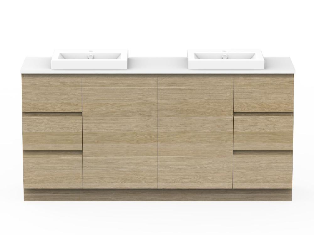 reece Posh Domaine Plus Conventional 1800mm Floor Mounted Vanity Double Basin 20mm Cherry Pie Top reece Posh Domaine Plus Conventional 1800mm Floor Mounted Vanity Double Basin 20mm Cherry Pie Top