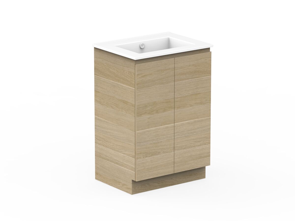 Reece Posh Domaine Plus Conventional 600mm Floor Mounted Vanity Centre Basin Ceramic Top