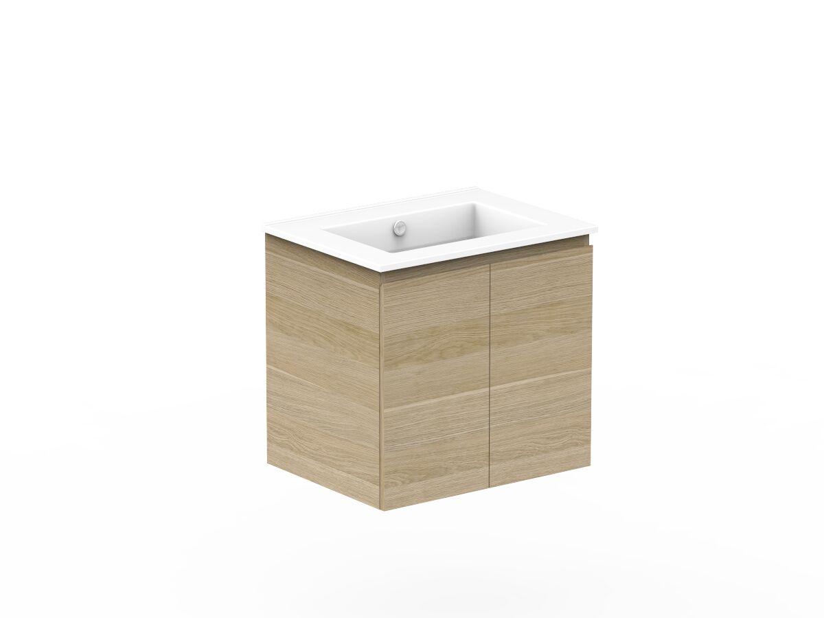 Reece Posh Domaine Plus Conventional 600mm Wall Hung Vanity Centre Basin Ceramic Top