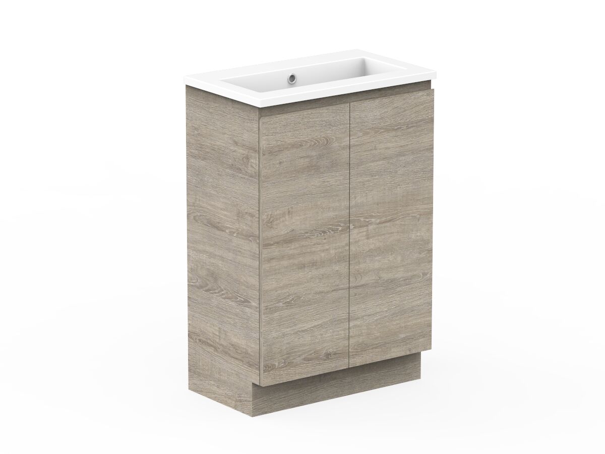 Reece Posh Domaine Plus Ensuite 600mm Floor Mounted Vanity Centre Basin Cast Marble Top