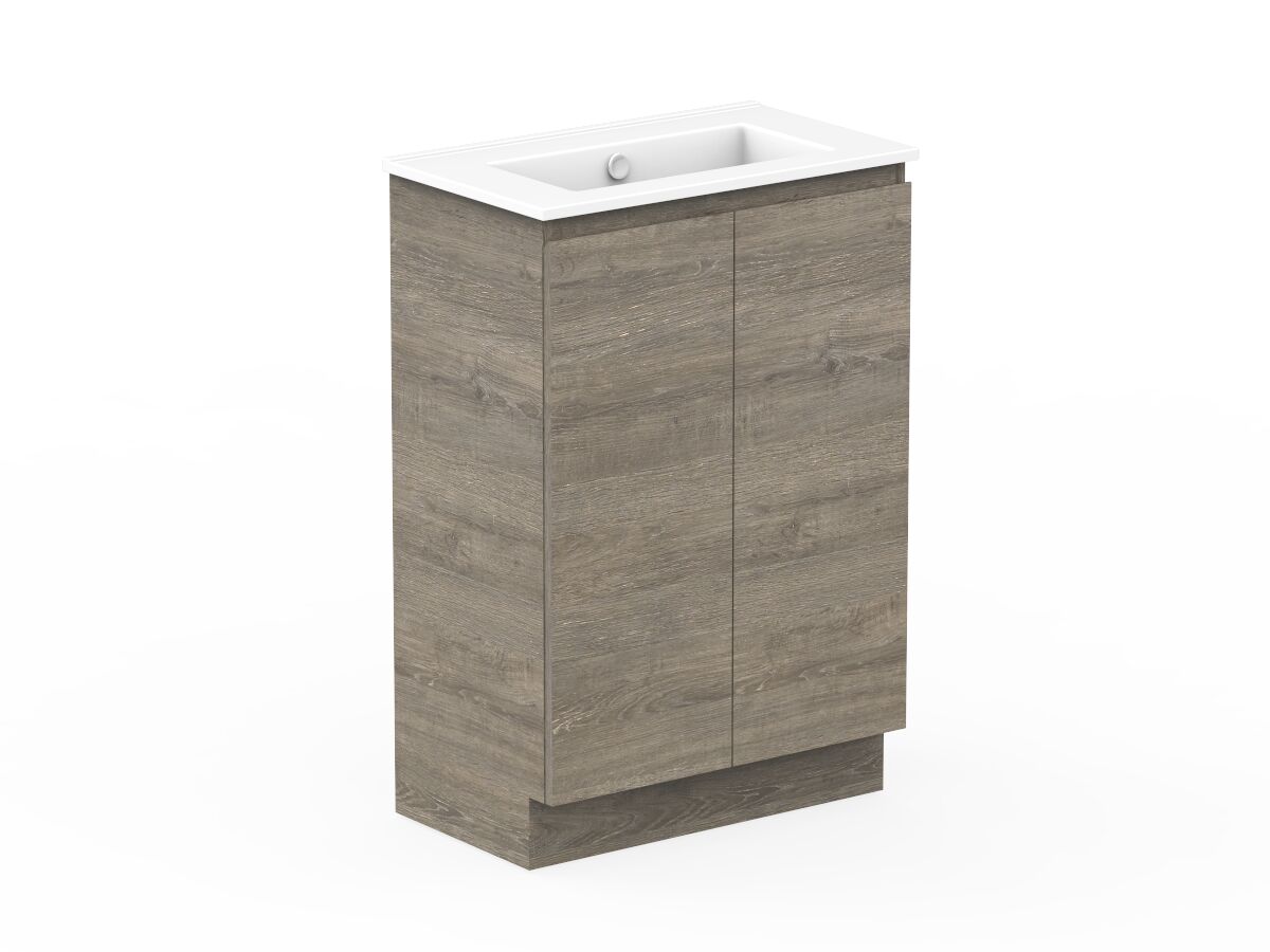 Reece Posh Domaine Plus Ensuite 600mm Floor Mounted Vanity Centre Basin Ceramic Top
