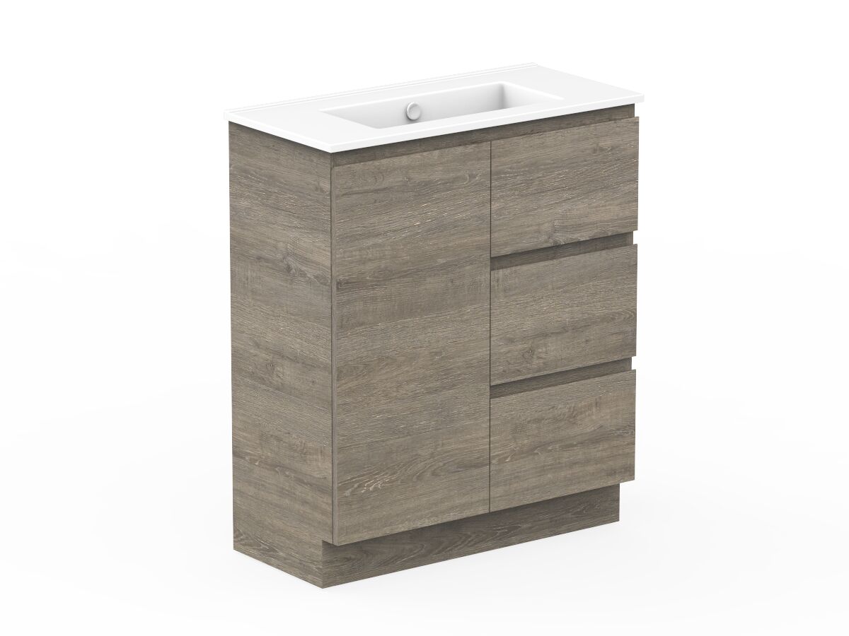Reece Posh Domaine Plus Ensuite 750mm Floor Mounted Vanity Centre Basin Ceramic Top