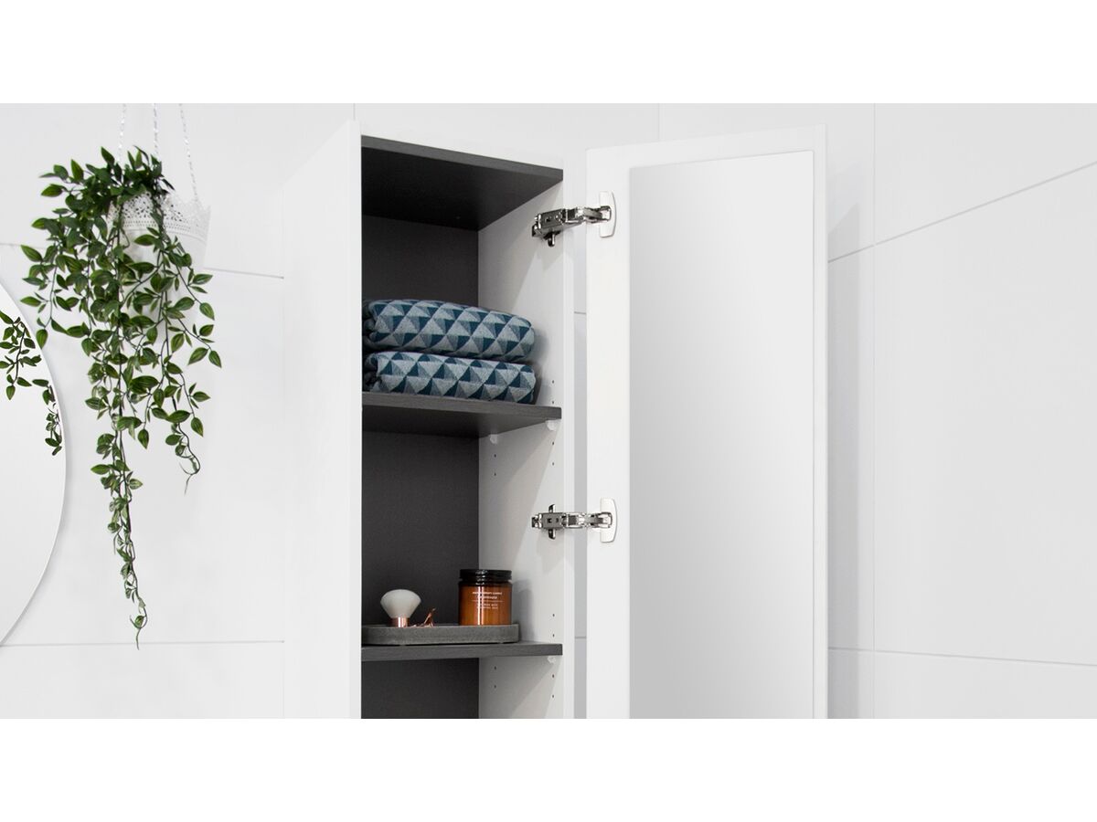 Reece Posh Domaine Plus Wall Hung Tallboy With Mirror