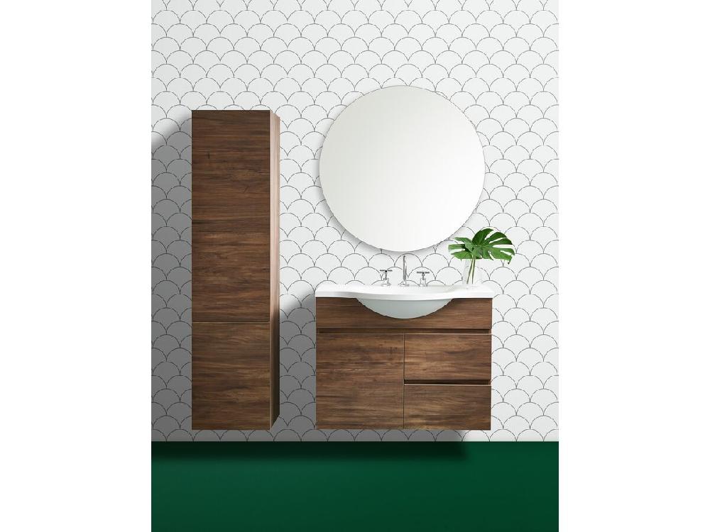Reece Posh Domaine Semi-Recessed 900mm Wall Hung Vanity Centre Basin Cast Marble Top