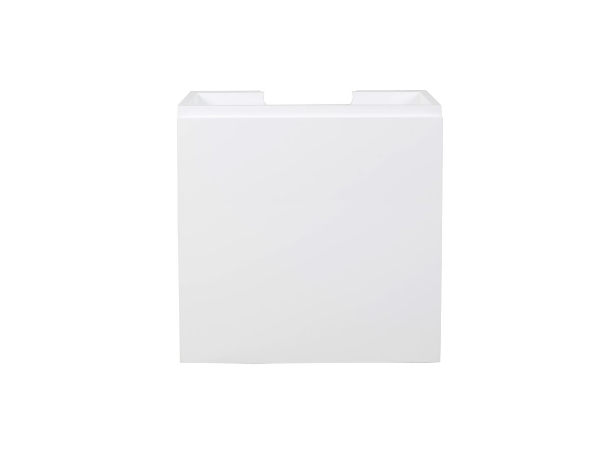 reece Posh Dominique Powder Room Wall Hung Cabinet Only White