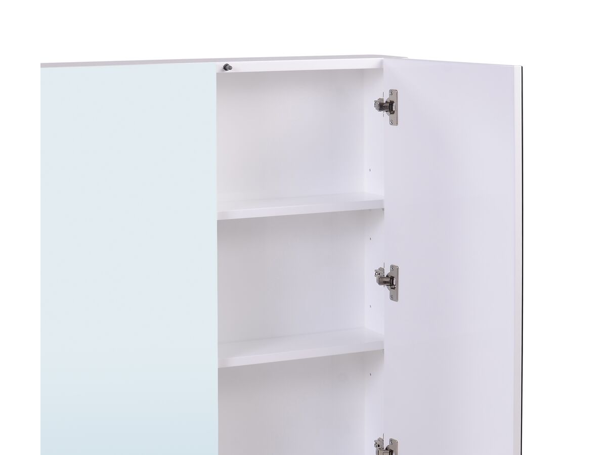 Reece Posh Solus 750mm Mirror Cabinet 2 Doors White