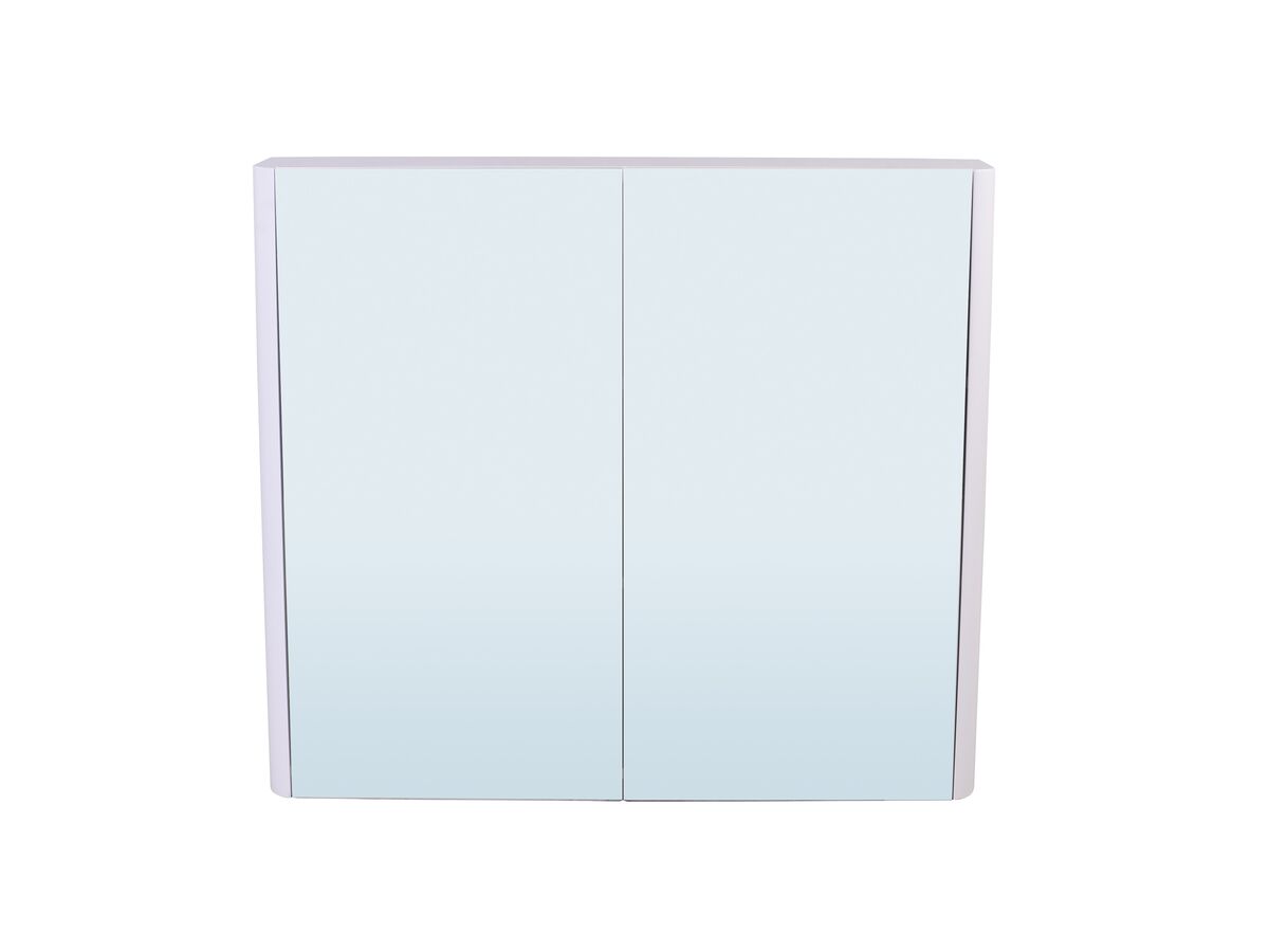 Reece Posh Solus 900mm Mirror Cabinet 2 Doors White