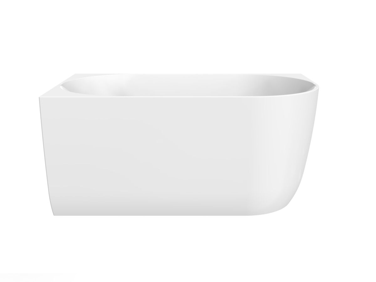 Reece Posh Solus Back To Corner Freestanding Bath 1300 Left Corner White