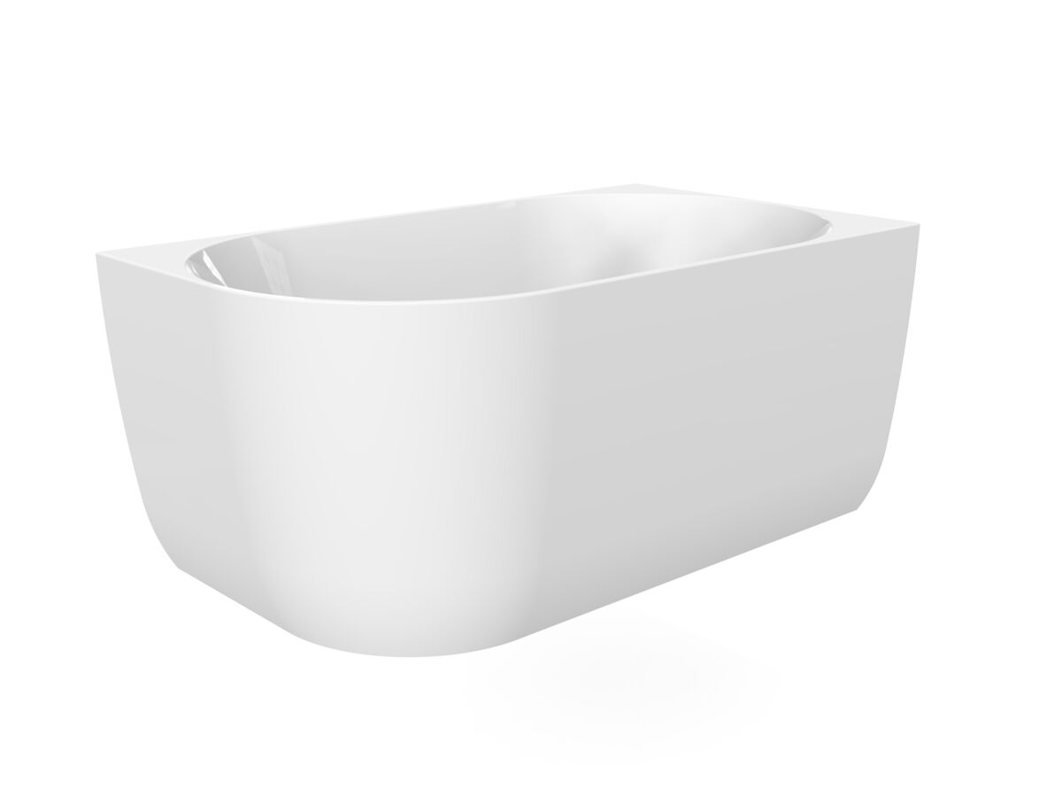reece Posh Solus Back To Corner Freestanding Bath 1300 Right Corner White