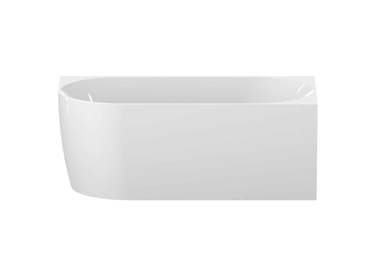 Reece Posh Solus Back To Corner Freestanding Bath 1500mm Right Corner White