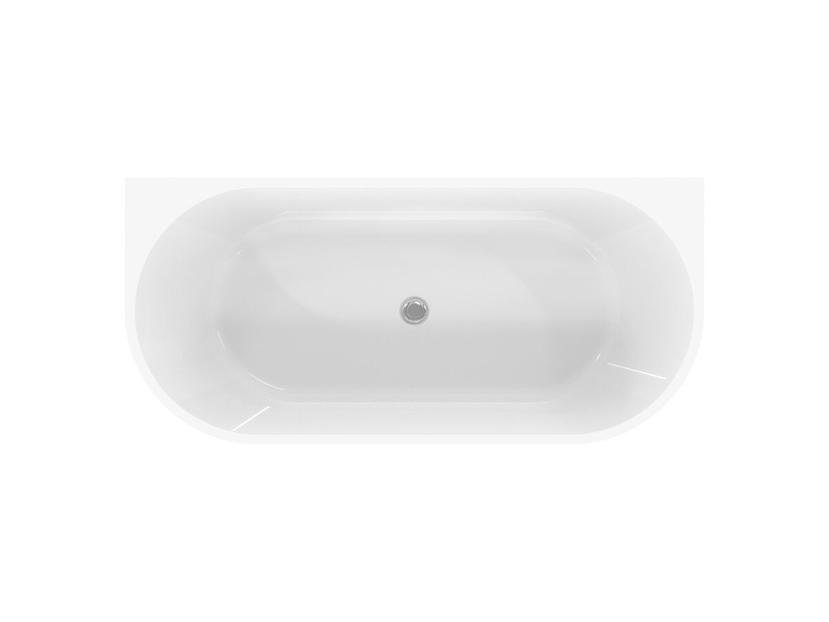 Reece Posh Solus Back To Wall Freestanding Bath 1600mm
