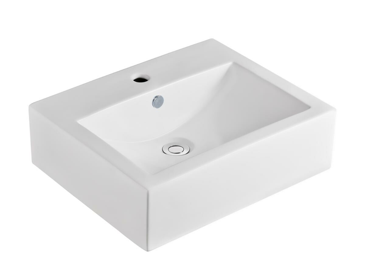 Reece Posh Solus Counter Basin 500 X 400mm 1 Taphole White