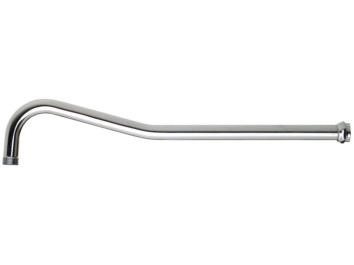 reece Posh Solus Curved Horizontal Shower Arm 450mm Chrome