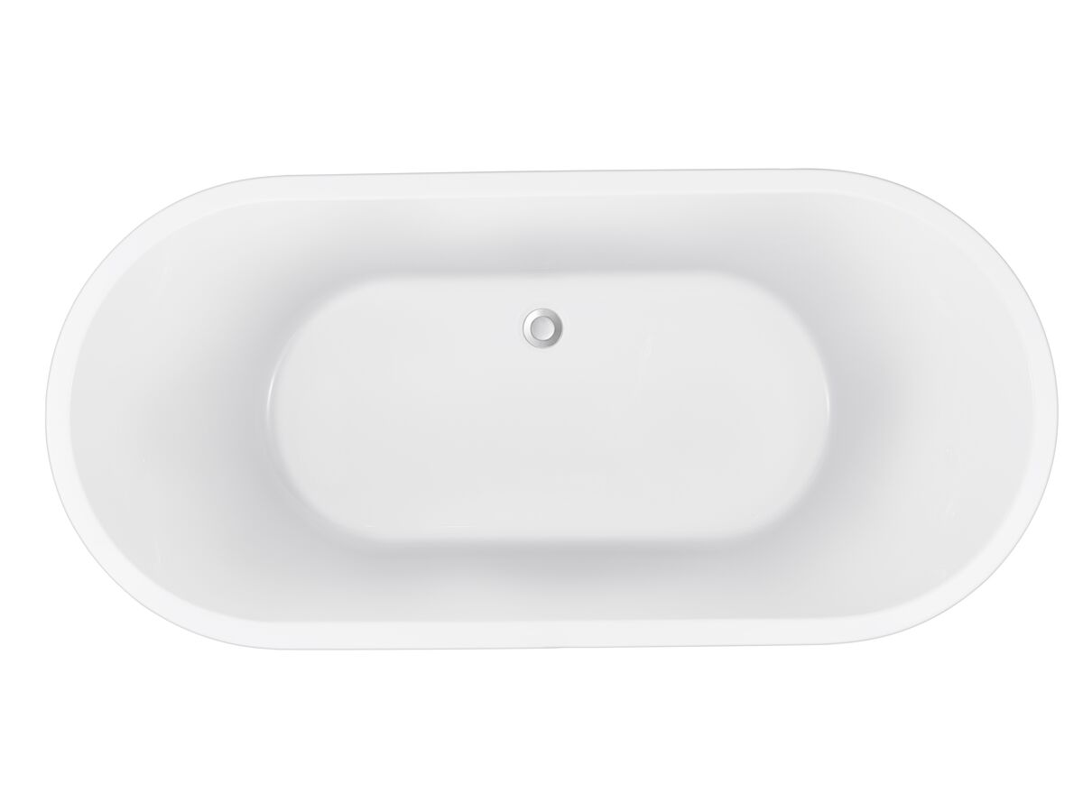 Reece Posh Solus Freestanding Bath 1500 X 700 X 560mm White No Overflow