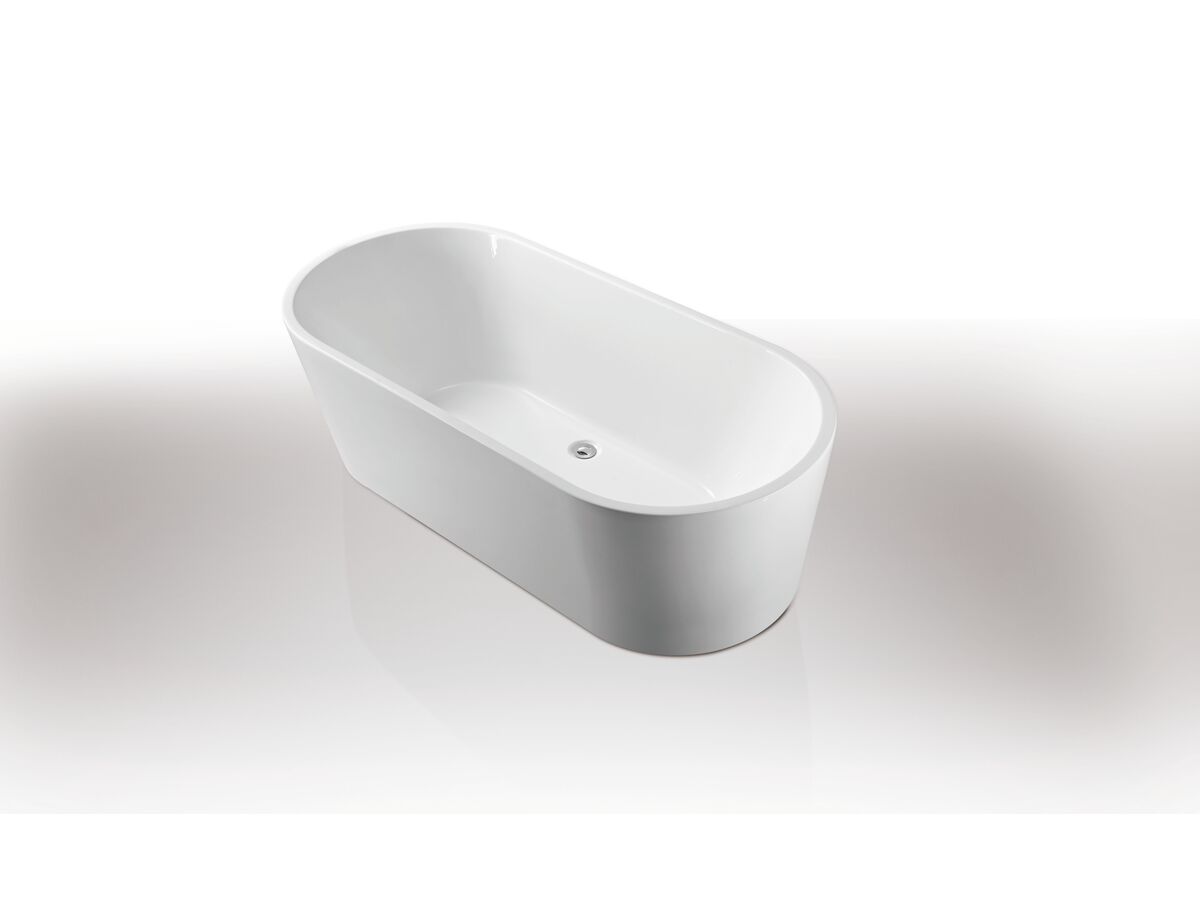 Reece Posh Solus Freestanding Bath 1780 X 800 X 560mm White No Overflow