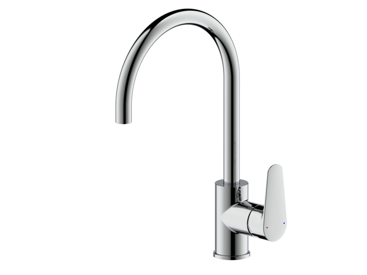 reece Posh Solus Gooseneck Sink Mixer Tap Chrome (5 Star) Lead Free reece Posh Solus Gooseneck Sink Mixer Tap Chrome (5 Star) Lead Free