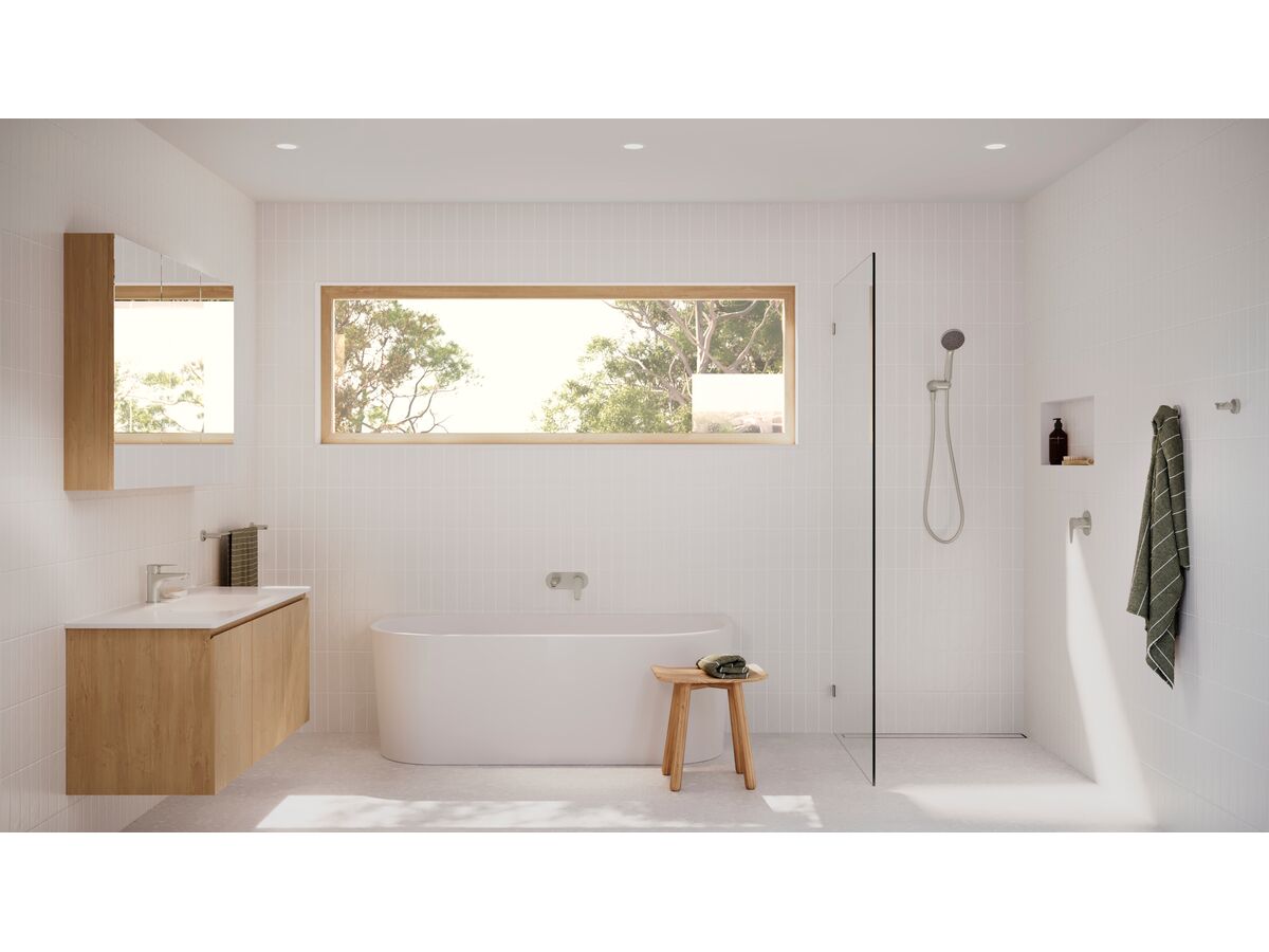 Reece Posh Solus MK2 Single Towel Rail Brushed Nickel
