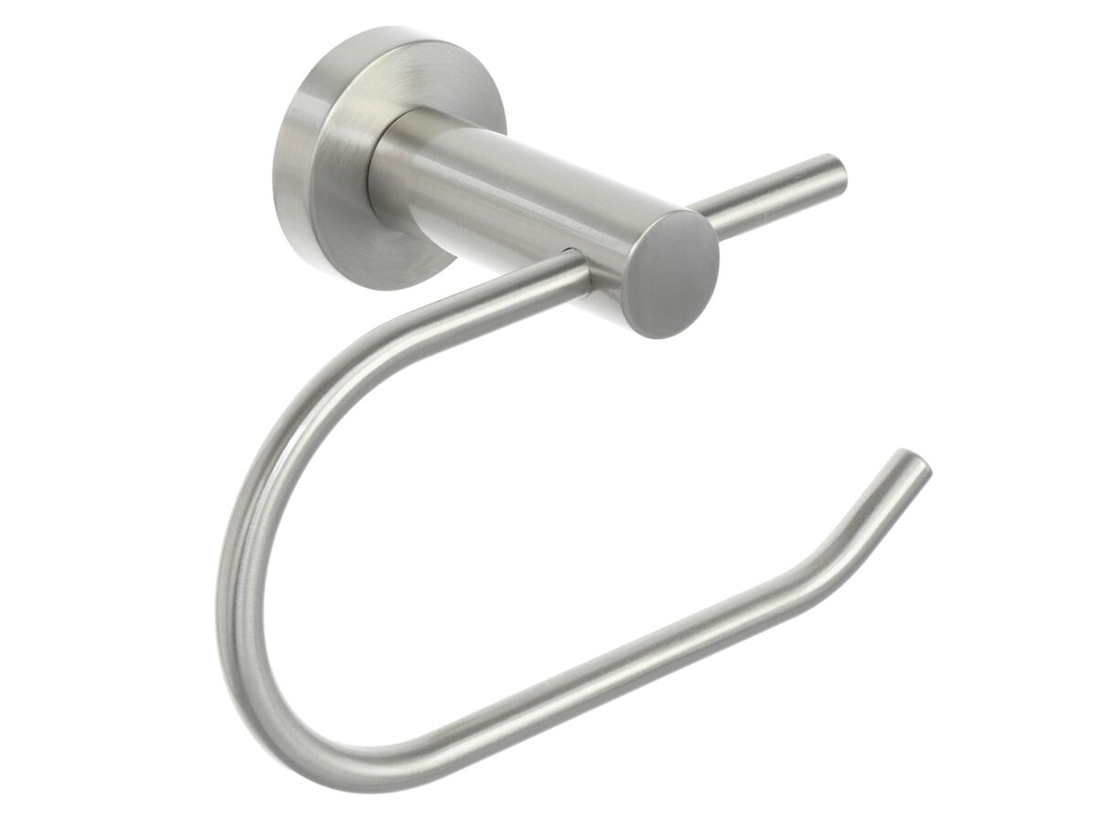 reece Posh Solus MK2 Toilet Roll Holder Rail Brushed Nickel