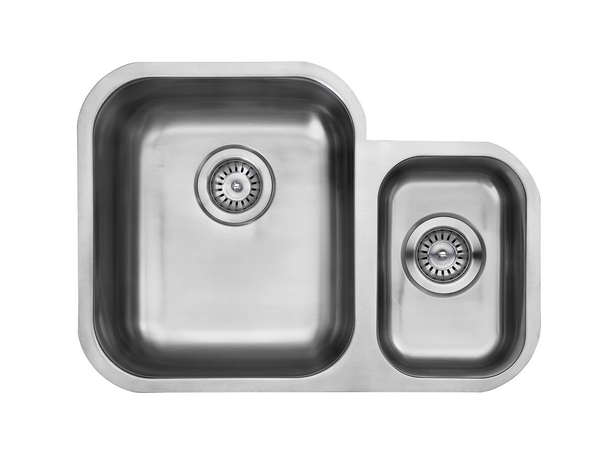 reece Posh Solus MK3 1 1/3 Bowl Undermount Sink No Taphole Stainless Steel
