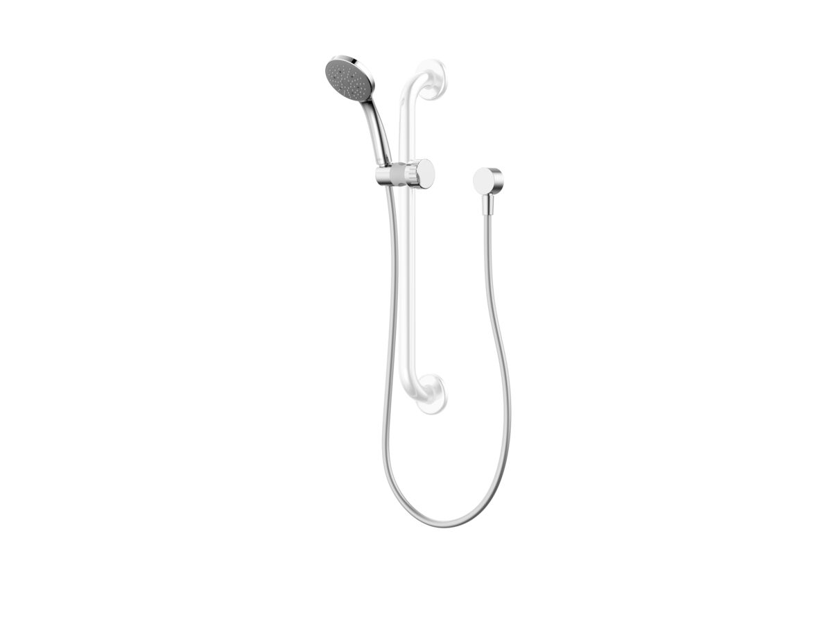 Reece Posh Solus MK3 Grab Single Rail Shower Conversion Kit 1 Function With Wall Water Inlet Chrome (4 Star)