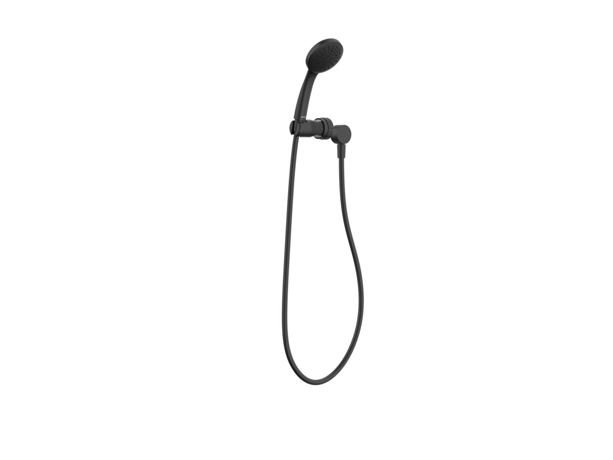 Reece Posh Solus MK3 Grab Single Rail Shower Conversion Kit 1 Function With Wall Water Inlet Matte Black (4 Star)