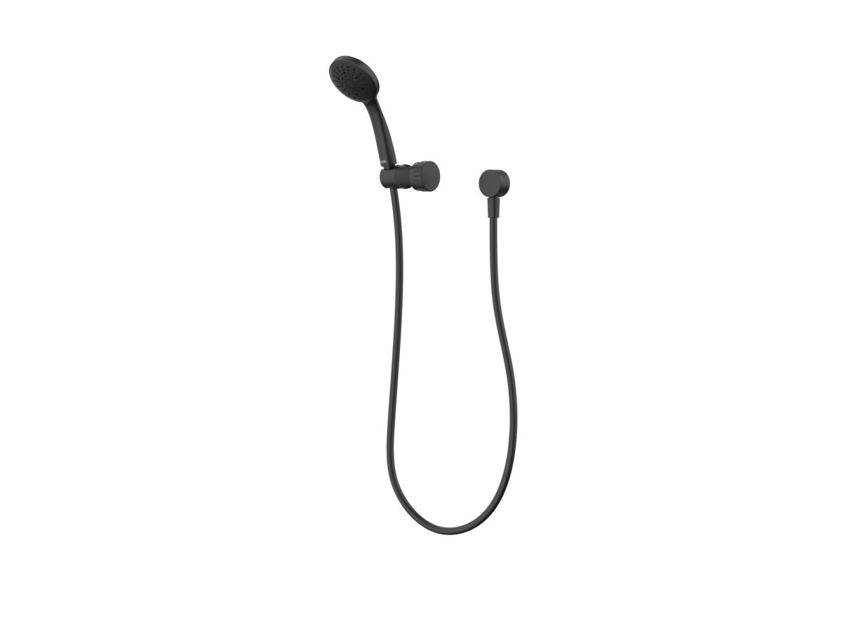 reece Posh Solus MK3 Grab Single Rail Shower Conversion Kit 1 Function with Wall Water Inlet Matte Black (4 Star)