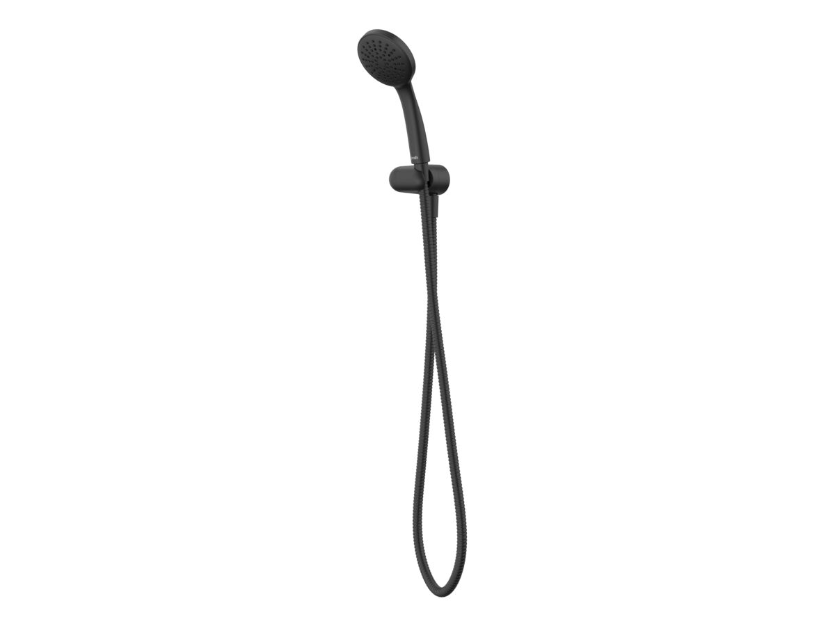 reece Posh Solus MK3 Handshower with Water Inlet Wall Bracket 1 Function Matte Black (4 Star)