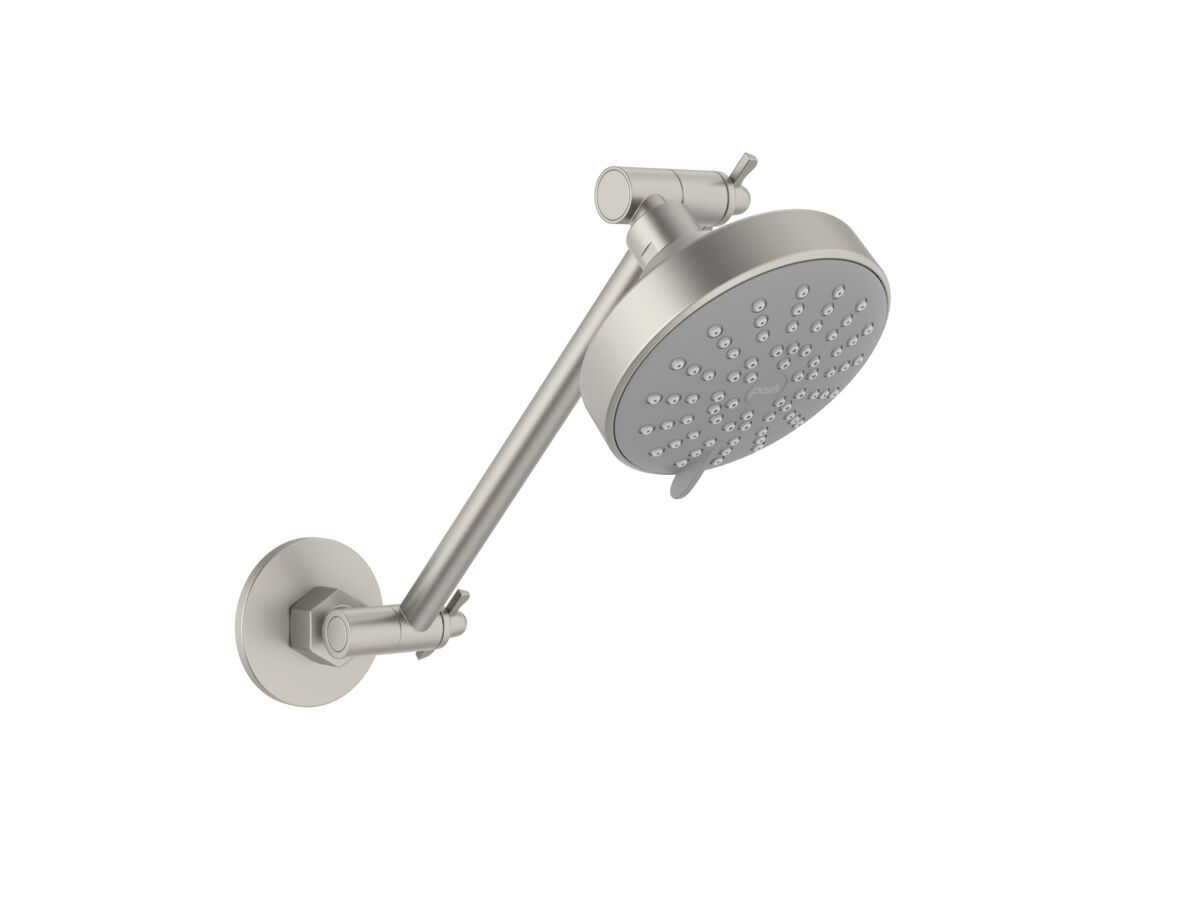 Reece Posh Solus MK3 Hi Rise Shower 3 Functions Brushed Nickel (4 Star)