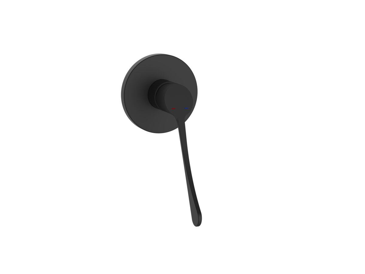 reece Posh Solus MK3 Shower Mixer Tap with Extended Lever 200mm Matte Black