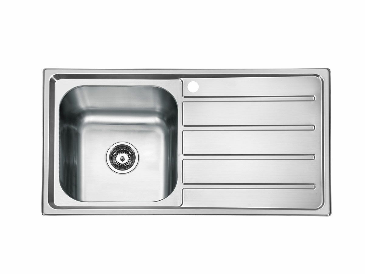 Reece Posh Solus MK3 Single Bowl Sink Pack Left Hand Bowl Stainless Steel