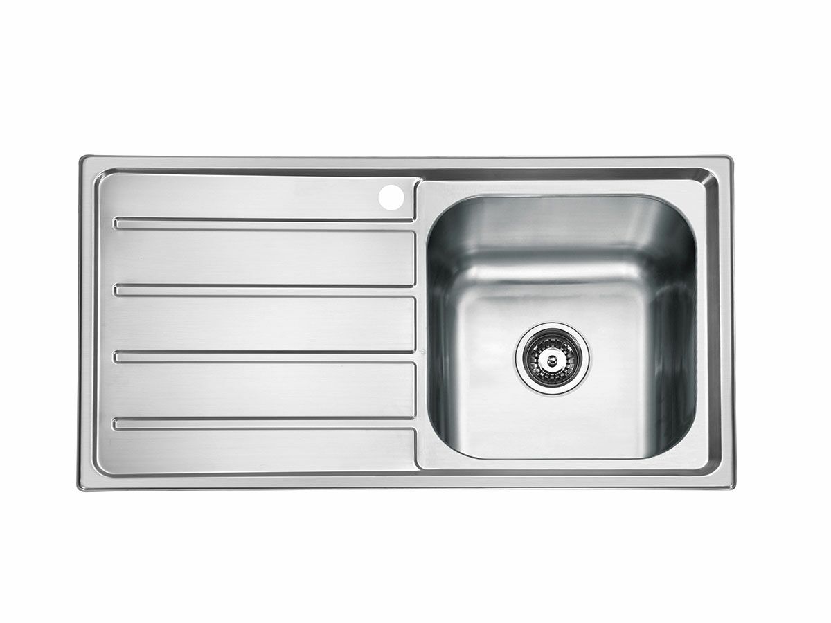 Reece Posh Solus MK3 Single Bowl Sink Pack Right Hand Bowl Stainless Steel