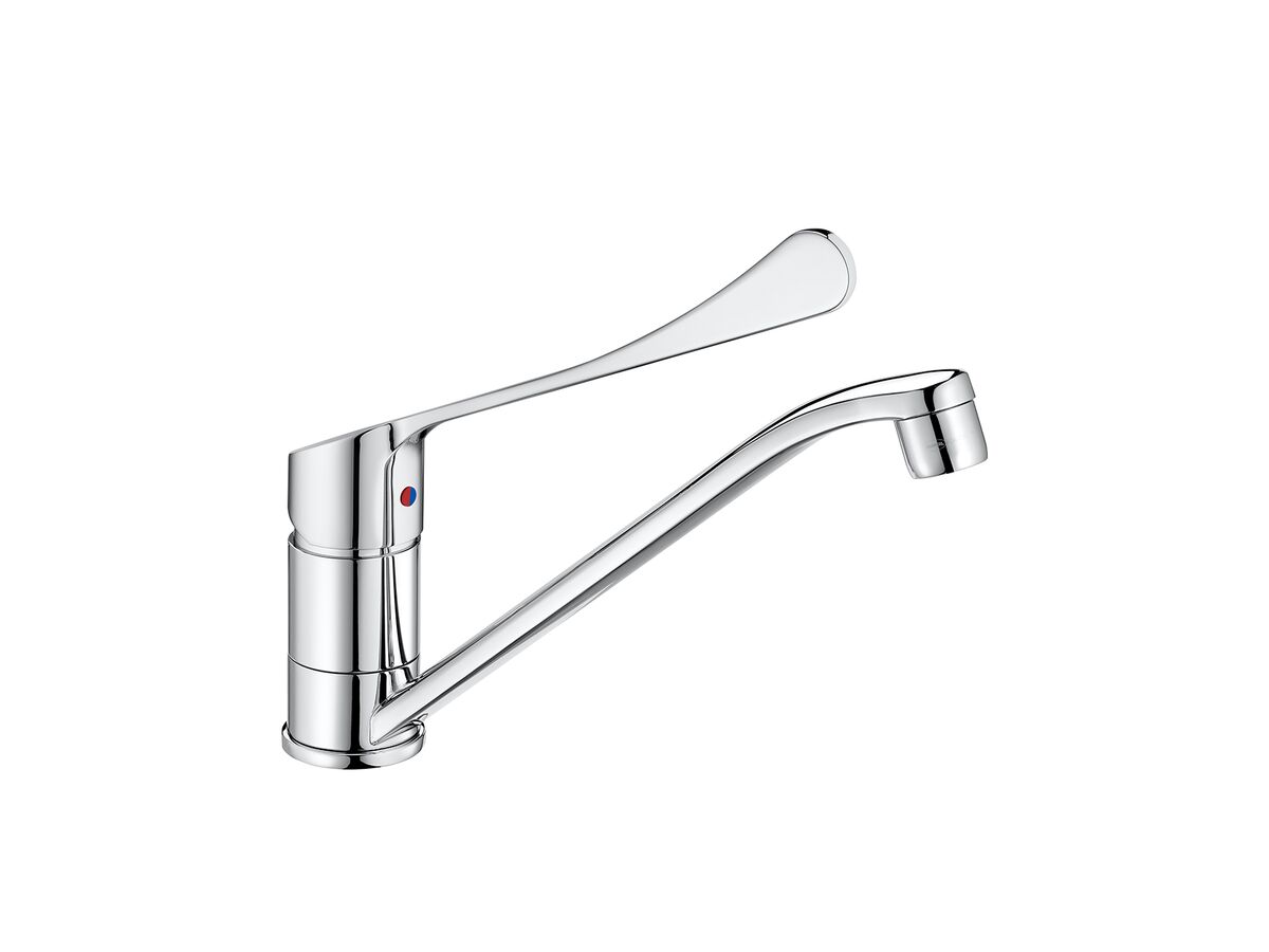 reece Posh Solus MK3 Sink Mixer Tap with Extended Lever 200mm Chrome (4 Star)
