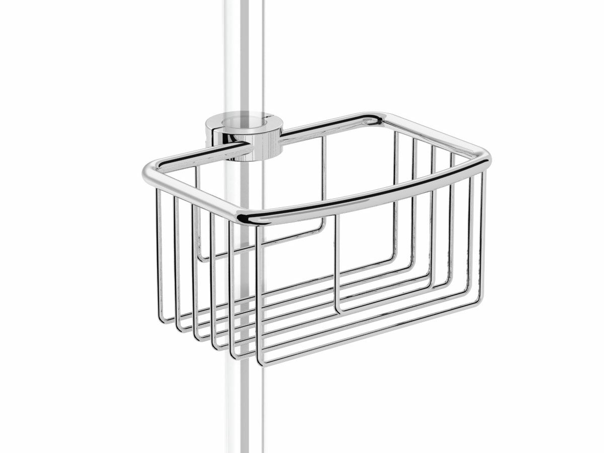 reece Posh Solus Shower Rail Basket 160 x 140 x 80mm Chrome