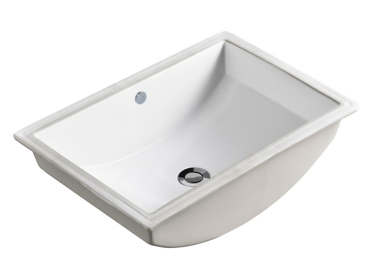 reece Posh Solus Under Counter Basin 530 x 365mm No Taphole White reece Posh Solus Under Counter Basin 530 x 365mm No Taphole White