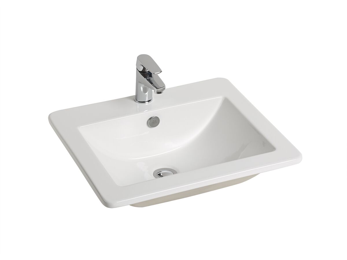 reece Posh Solus Vanity Basin 525 x 450mm 1 Taphole White