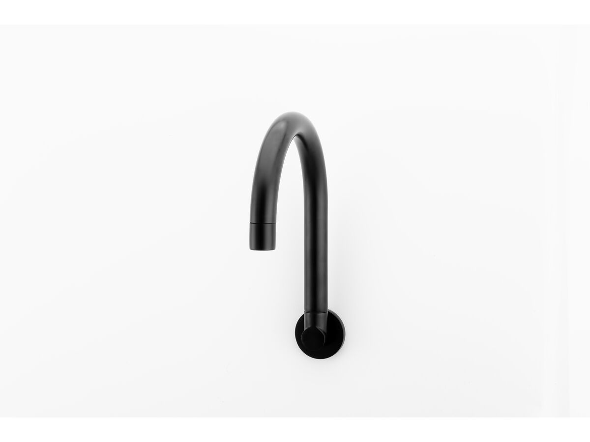 reece Posh Solus Wall Sink Outlet 200mm Matte Black (4 Star)