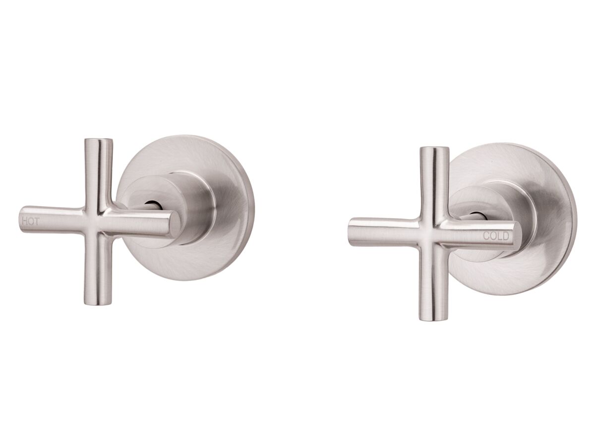 Reece Posh Solus Wall Top Assemblies 3/4 Ceramic Disc Brushed Nickel Lead Free