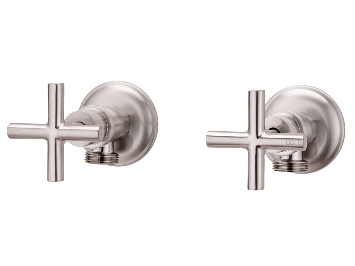 reece Posh Solus Washing Machine Stops Brushed Nickel Lead Free