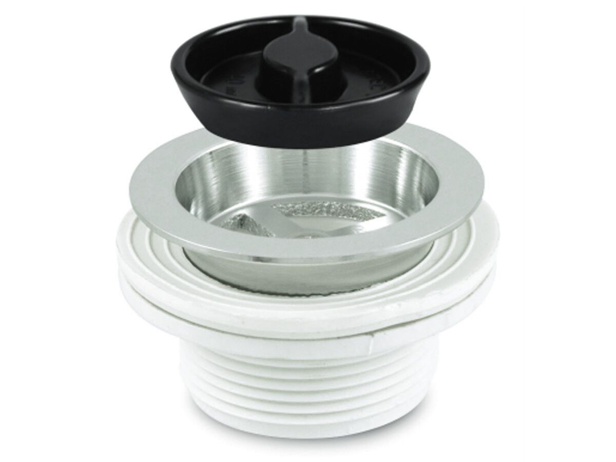 reece Pro-Tec Plug & Waste Brass 2 Piece Short 40mm Standard Plug