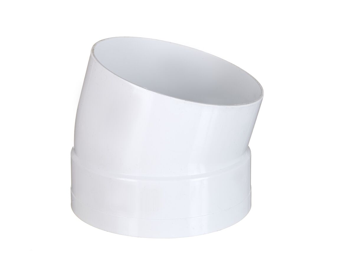 reece PVC Stormwater Bend 150mm x 15 Degree Male & Female Plain